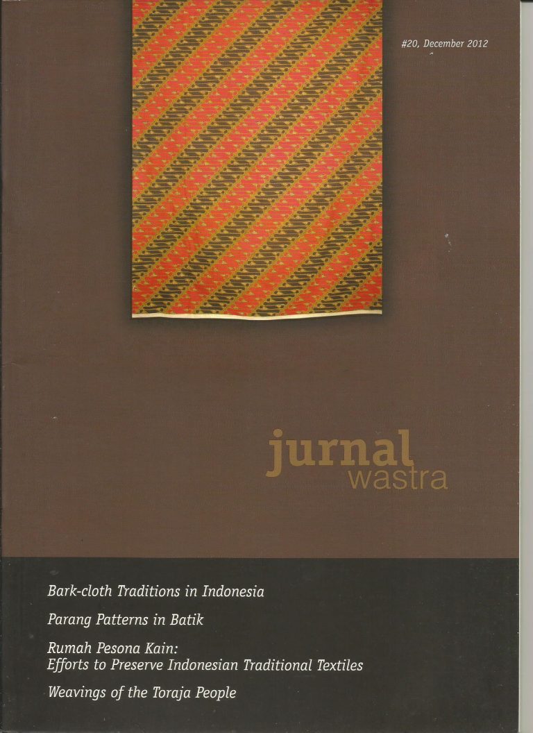 Jurnal Wastra 2012